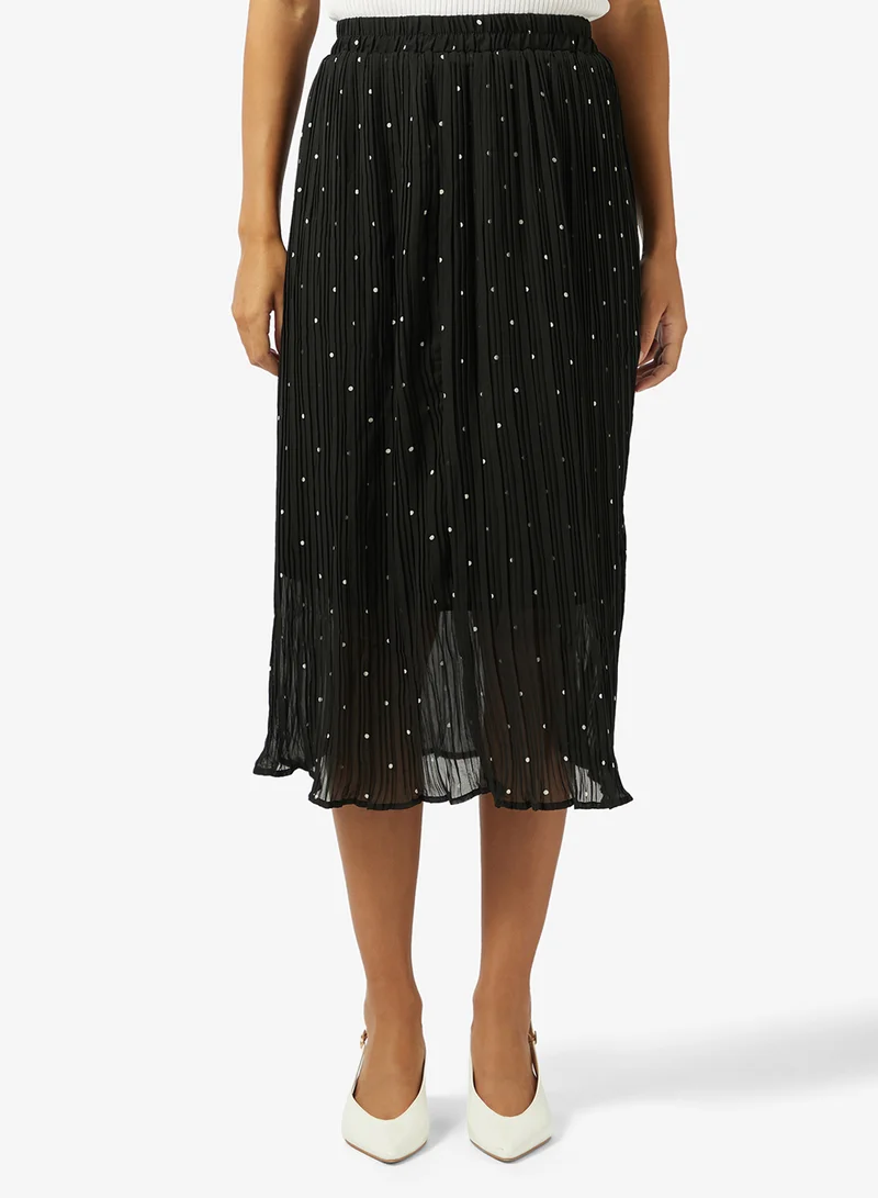 ايلا Polka Print Skirt